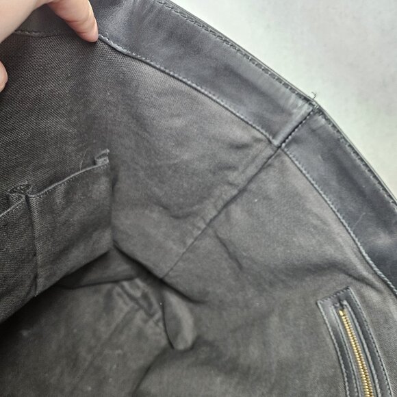 Gucci Brocade Soft Stirrup Black Suede Leather Purse Tote Handbag - Picture 10 of 13